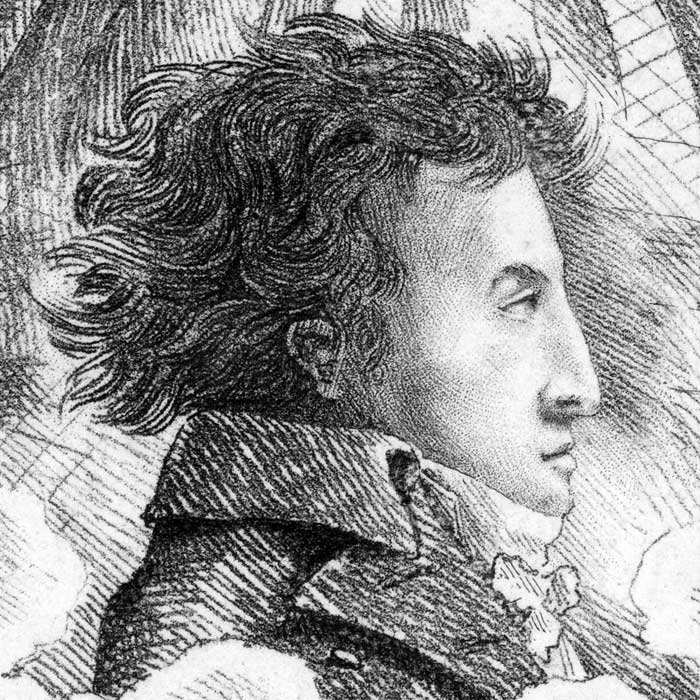 Едвард Локер «Андре-Жак Гарнерен», 1802 рік