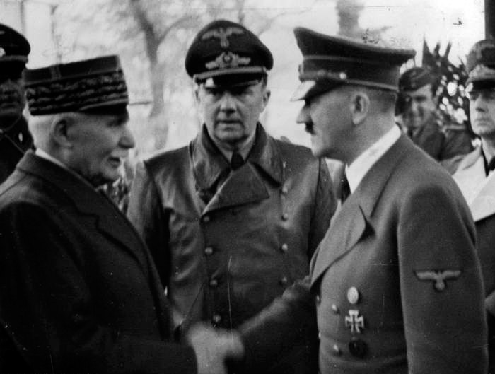 Анрі Петен і Адольф Гітлер, 24 жовтня 1940 року